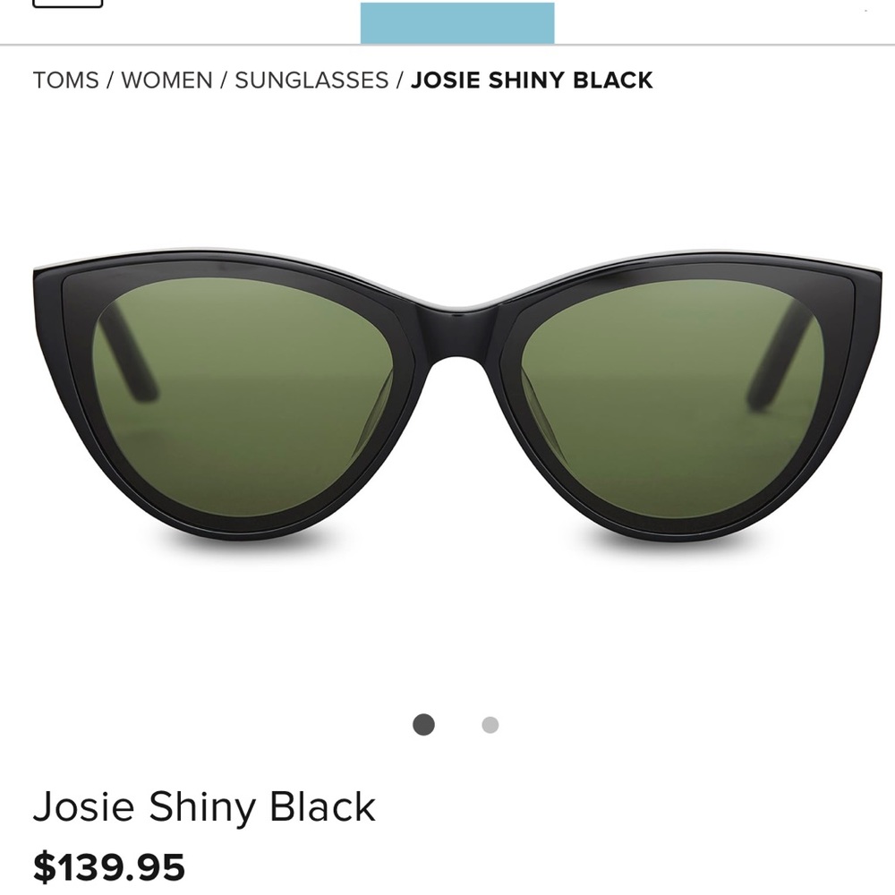 NWOT TOMS Josie Shiny Sunglasses